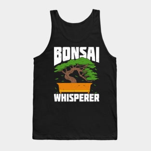 Bonsai Whisperer Gardening Tree Gardener Gift Tank Top